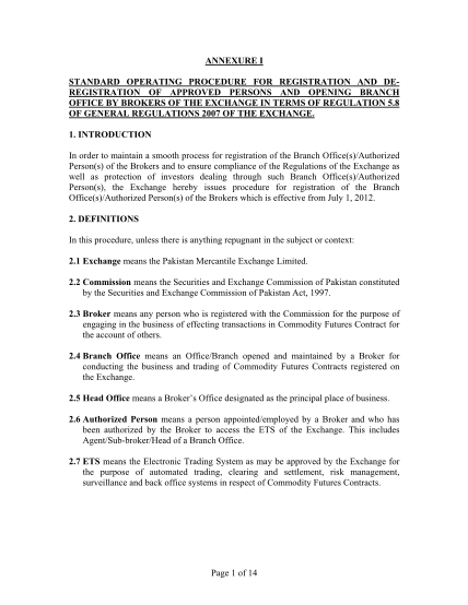 20153133-standard-operating-procedure-for-registration-and-de-registration-of-approved-persons-and-opening-branch-office-by-brokers-of-the-exchange-in-terms-of-regulation-5