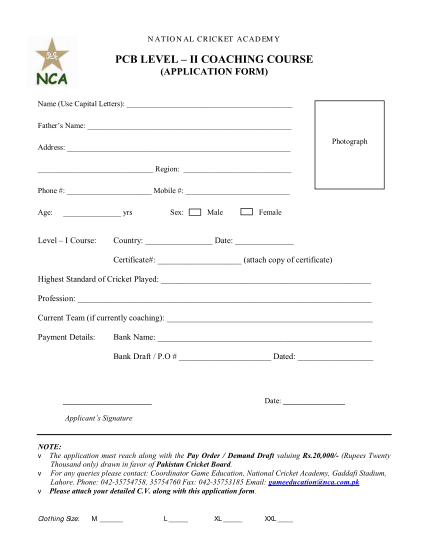20182497-fillable-national-cricket-academy-admission-form