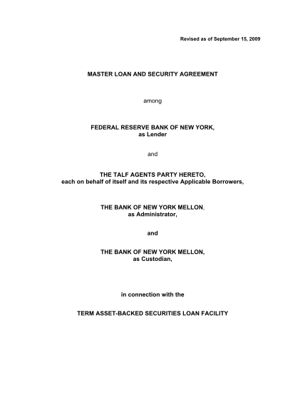 2032213-talf-master-loan-and-security-agreement-federal-reserve-bank-newyorkfed