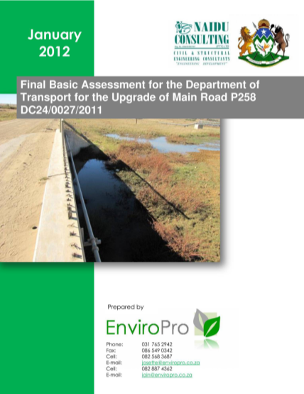 20385517-p258-road-upgrade-2010-ba-report_v2-aug10pdf