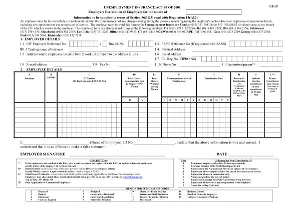 20412434-fillable-department-of-labour-declaration-by-employee-form