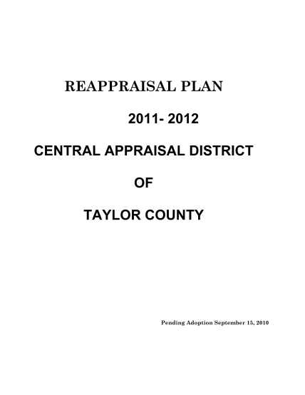 2053772-fillable-reappraisal-mass-appraisal-for-dummies-form-taylor-cad