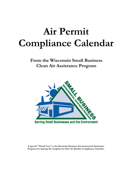 20662890-air-permit-compliance-calendar-wisconsin-department-of-natural-dnr-wi