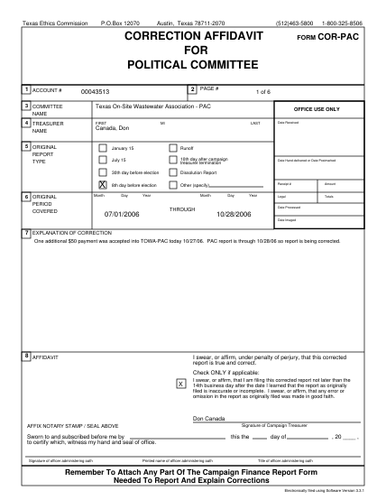 20713790-box-12070-austin-texas-78711-2070-512463-5800-correction-affidavit-for-political-committee-1-account-2-00043513-page-3-committee-name-first-cor-pac-1-of-6-texas-on-site-wastewater-association-pac-4-treasurer-name-form