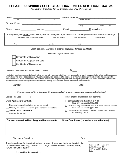 20715477-graduation-certificate-no-fee-leeward-community-college-leeward-hawaii