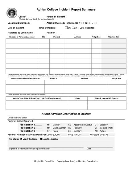 20755184-pdf-incident-report-form-part-1-adrian-college-adrian