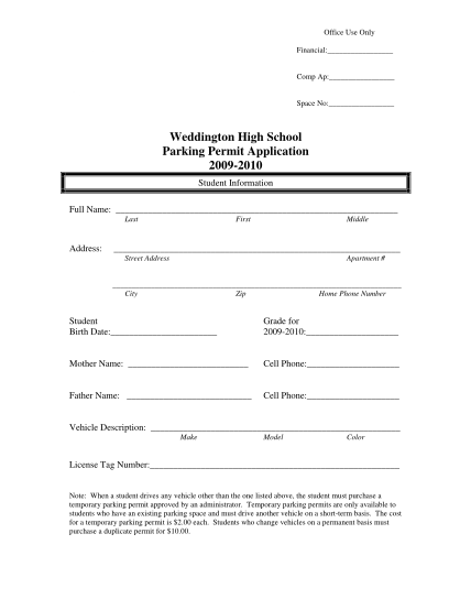 20770761-fillable-school-parking-permit-form