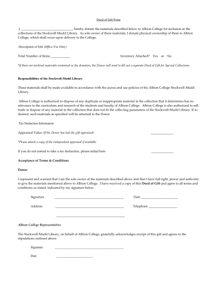 20795981-fillable-college-archives-deed-of-gift-form