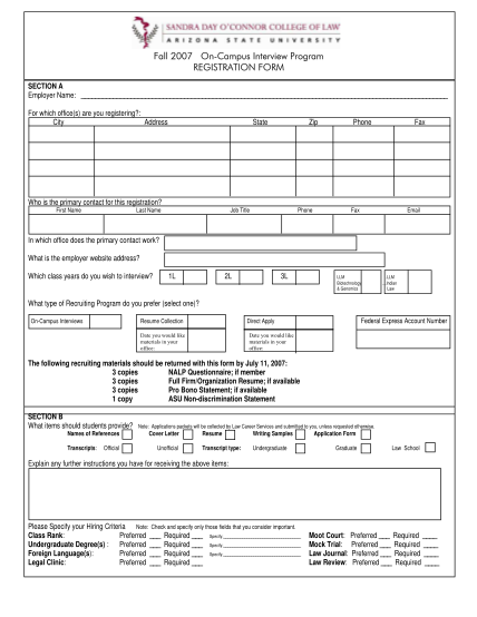 20825648-fall-2007-on-campus-interview-program-registration-form-law-asu