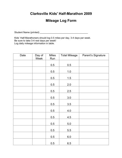 20840617-clarksville-kidsamp39-half-marathon-2009-mileage-log-form