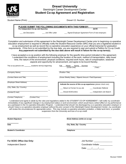 20882760-fillable-drexel-independent-coop-employer-agreement-form-pages-drexel