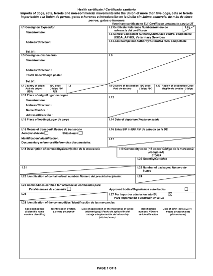 21022150-fillable-veterinary-certificate-to-eu-certificado-veterinario-para-la-ue-chapter-3b-form-aphis-usda