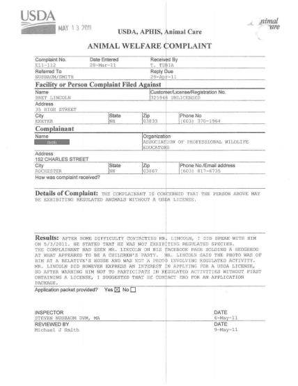21025219-animal-welfare-complaint-aphis-us-department-of-agriculture-aphis-usda