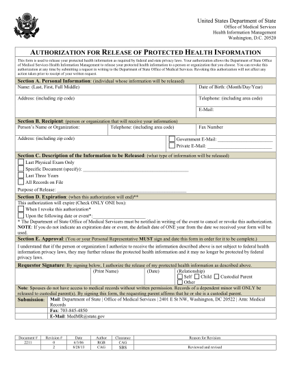 21081813-medical-records-release-form-us-department-of-state-state