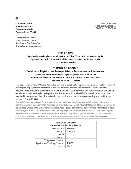 21150140-form-op-1mx-federal-motor-carrier-safety-administration-us-fmcsa-dot