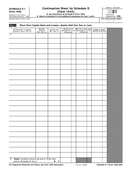 2131174-f1040sd1-2001-form-1040-schedule-d-1-fill-in-version-continuation-sheet-for-schedule-d-form-1040-irs-tax-forms--2001---part-2