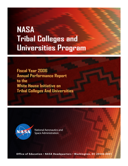 21323089-fiscal-year-2006-annual-performance-report-to-the-white-nasa-nasa