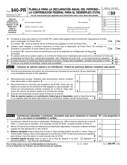 2134155-f940pr-1999-form-940-pr-espanol-irs-tax-forms--1999---part-2