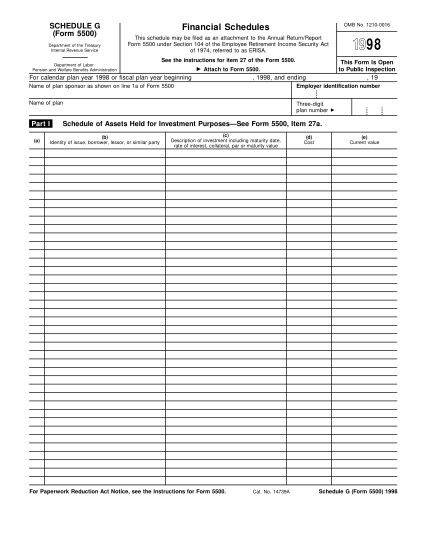 2137760-f5500sg-1998-form-5500-schedule-g-financial-schedules-irs-tax-forms--1998