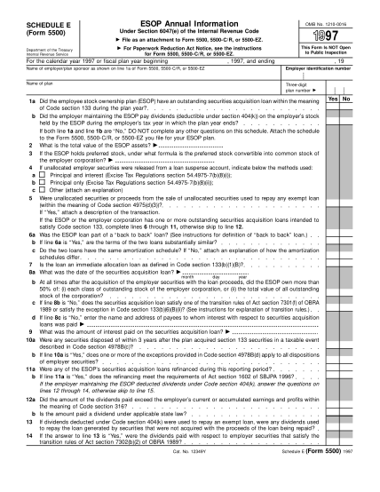 2138677-f5500se-1997-form-5500-schedule-e-esop-annual-information-irs-tax-forms--1997