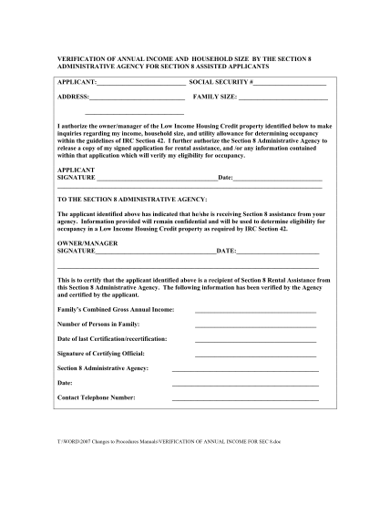 21462750-section-8-verification-of-income-form-arkansas-state-ar