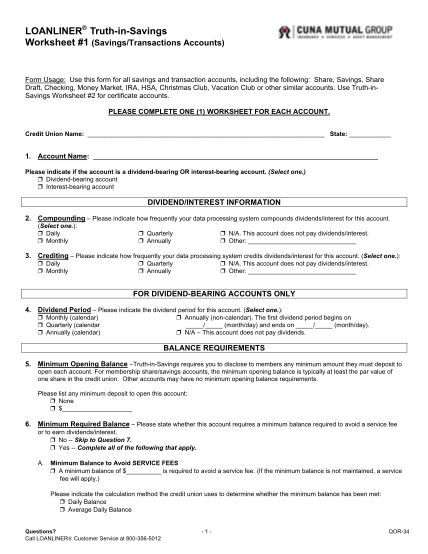 214782-fillable-loanliner-truth-in-savings-questionnaire-worksheet-1-form
