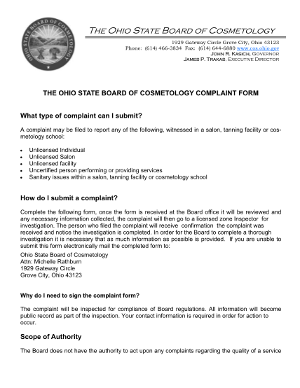 21510966-fillable-ohio-state-board-of-cosmetology-complaints-form