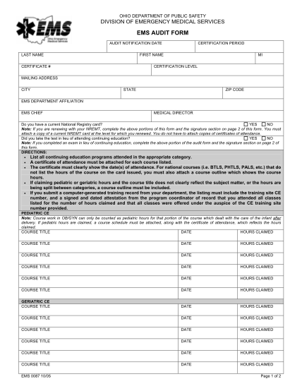 21511142-fillable-ohio-ems-audit-form-publicsafety-ohio