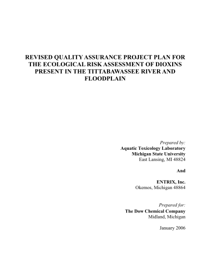 21525195-revised-quality-assurance-project-plan-qapp-state-of-michigan-michigan