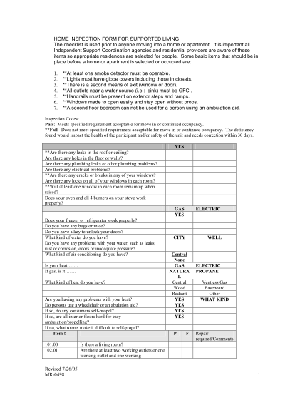 18 printable home inspection checklist for buyers - Free to Edit ...