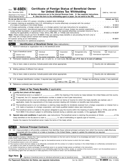 2161775-fillable-w-8ben-rev-december-2000-how-to-fill-form