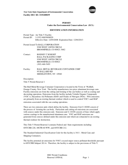 21721926-facility-dec-id-3335200039-permit-under-the-environmental-conservation-law-ecl-identification-information-permit-type-air-title-v-facility-permit-id-333520003900029-effective-date-12052008-expiration-date-12042013-permit-issued