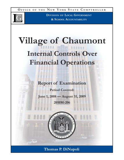 21747804-village-of-chaumont-internal-controls-over-financial-operations-osc-state-ny