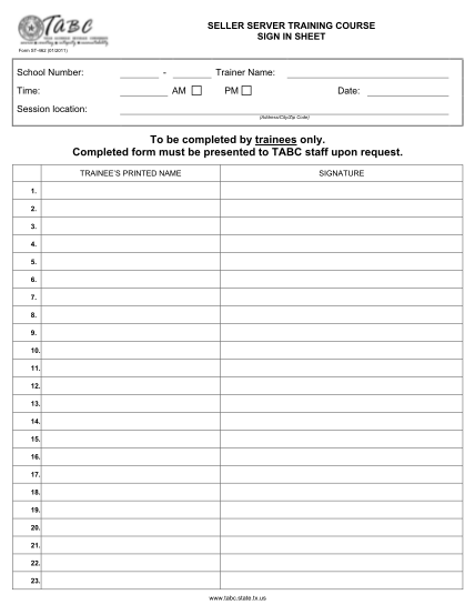 21786463-course-sign-in-sheet-seller-training-form-tabc-state-tx