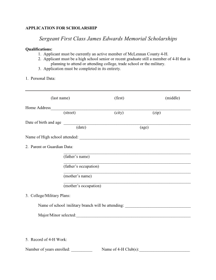 21827682-scholarship-application-pdf-mclennan-mclennan-agrilife