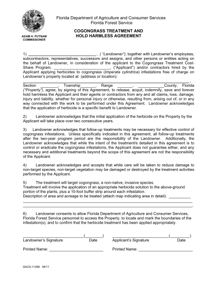 21834882-hold-harmless-agreement-florida-department-of-agriculture-and