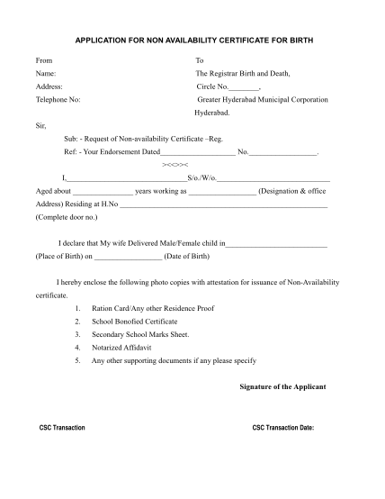21859345-non-availability-of-birth-certificate-form-10-pdf
