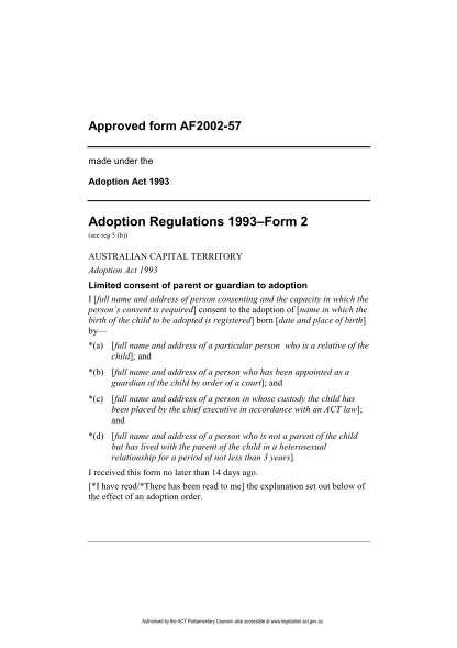 21864685-adoption-regulations-1993-form-2-act-legislation-register-legislation-act-gov