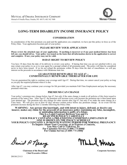 218903-ok-di-ltd-policy-d81-m-23113-long-term-disability-income-insurance-policy-mutual-of-omaha-fillable-forms
