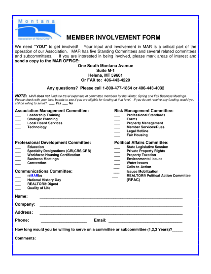 22031585-member-involvement-form-montana-association-of-realtors-montanarealtors