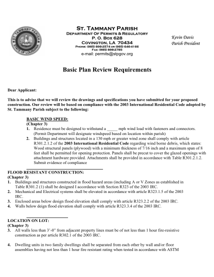 22113976-basic-plan-review-requirements-st-tammany-parish-government-stpgov