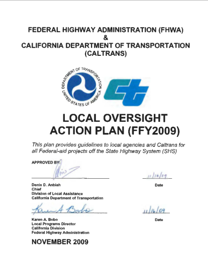 22367402-local-oversight-action-plan-ffy2009-caltrans-dot-ca