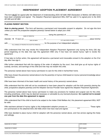 22398156-independent-adoption-placement-agreement-california-dss-cahwnet