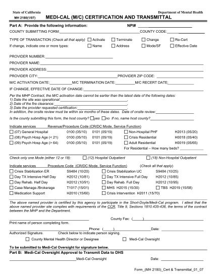 22407015-fillable-mh-2180-medi-cal-certification-and-transmittal-form-dhcs-ca