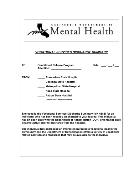 22561294-vocational-services-discharge-summary-vocational-services-discharge-summary-dmh-ca