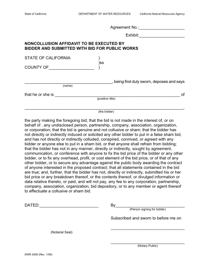 24 Affidavit Of Non Collusion Free To Edit Download And Print Cocodoc 3050