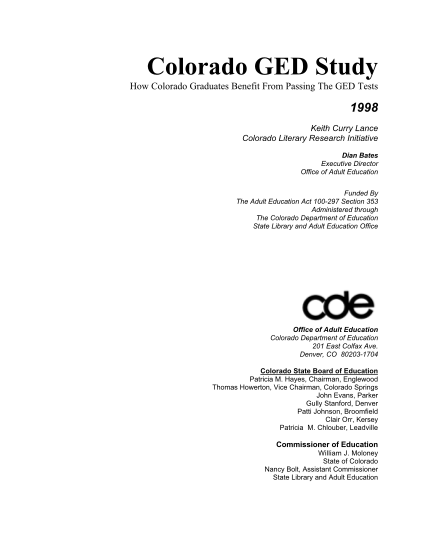 22633252-colorado-ged-study-colorado-department-of-education-cde-state-co