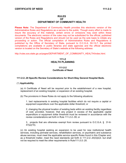 22721458-certificate-of-need-111-2-2-rules-of-department-georgia-department-dch-georgia