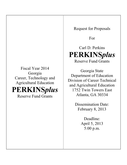 22722674-fy14-perkinsplus-grant-application-georgia-department-of-doe-k12-ga