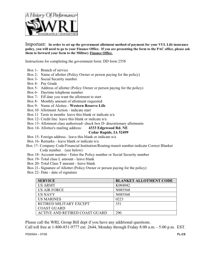 Da Form 2558 Fillable - Printable Forms Free Online